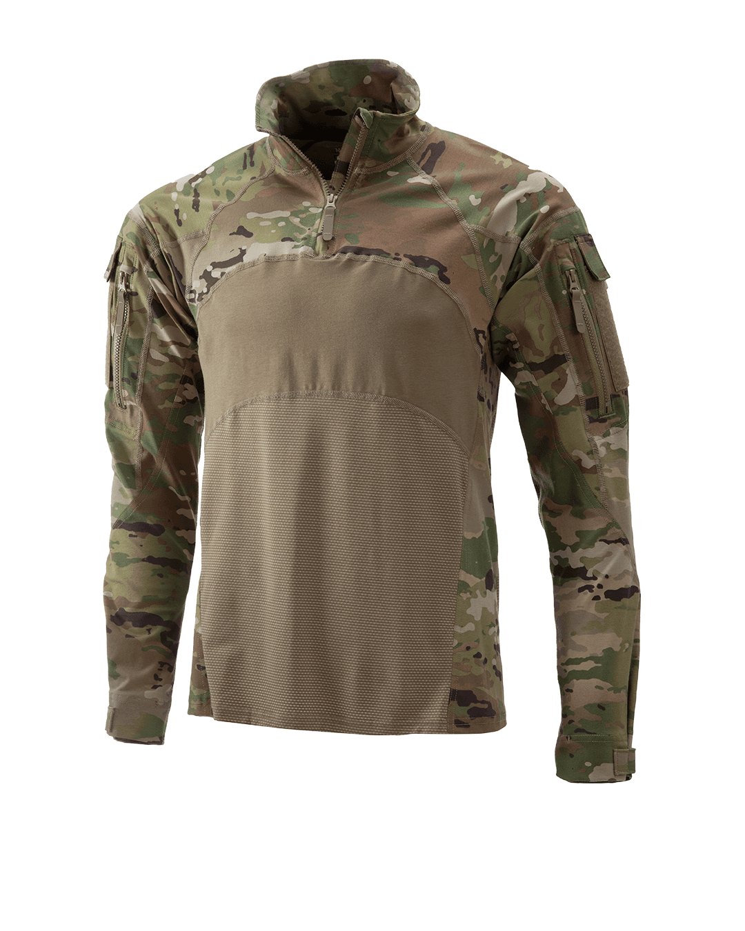 Massif Advanced Quarter Zip Combat Shirt OCP Front