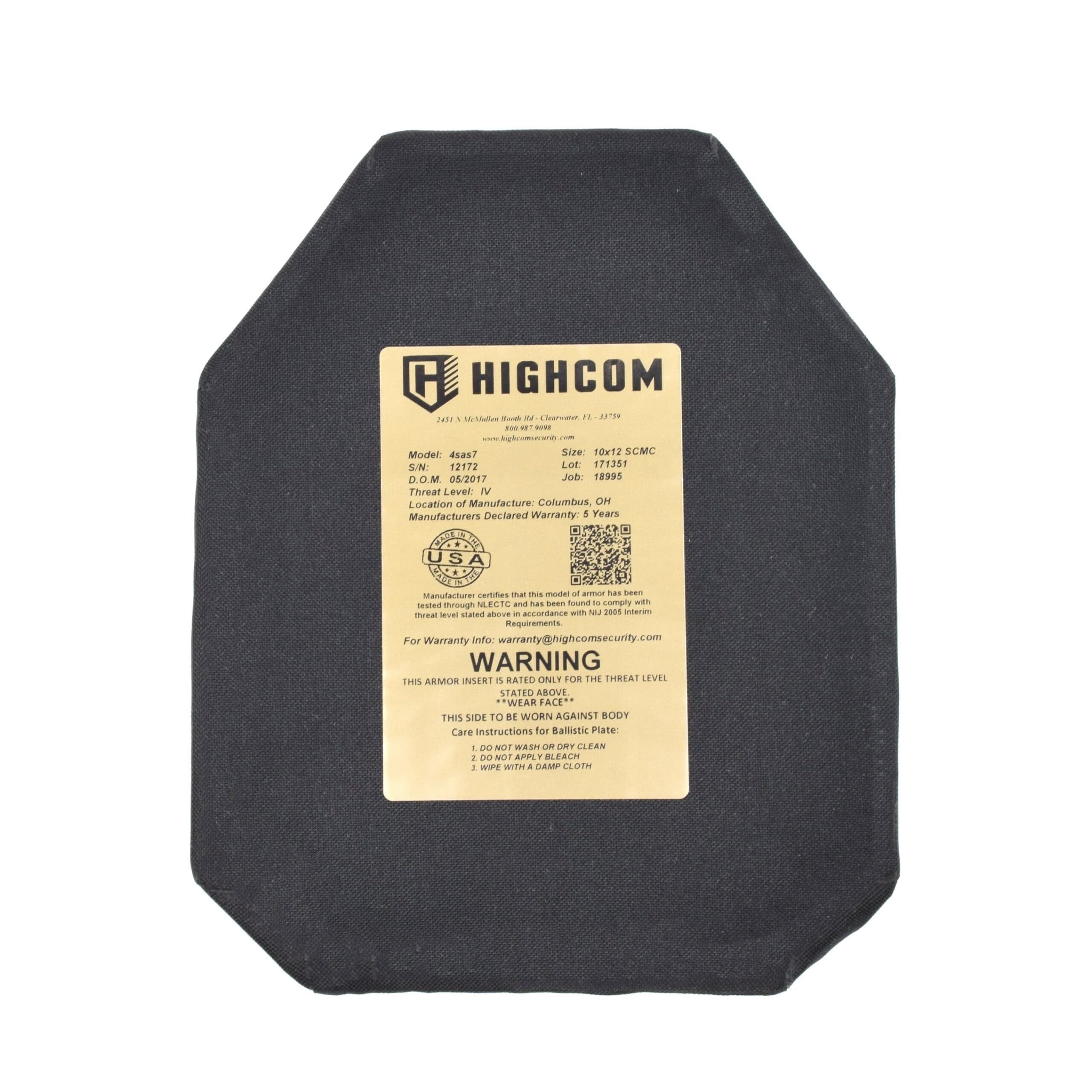 HighCom Guardian 4sas7 Rifle Armor 2