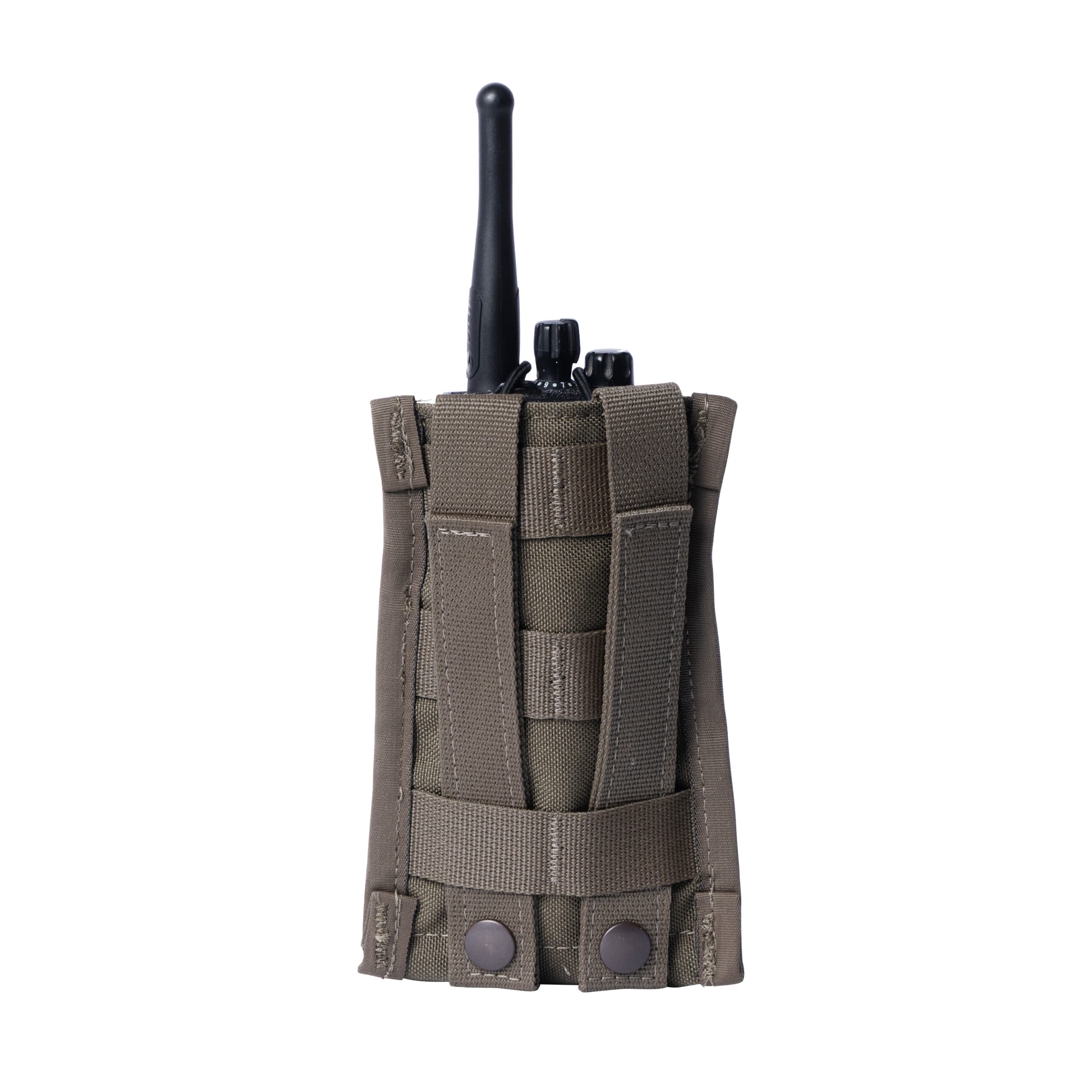 HighCom Scorpion Nylon Tactical Pouch, MOLLE/PALS webbing, Universal Radio Pouch (Model/Size must be specified with order), Wolf Grey 2
