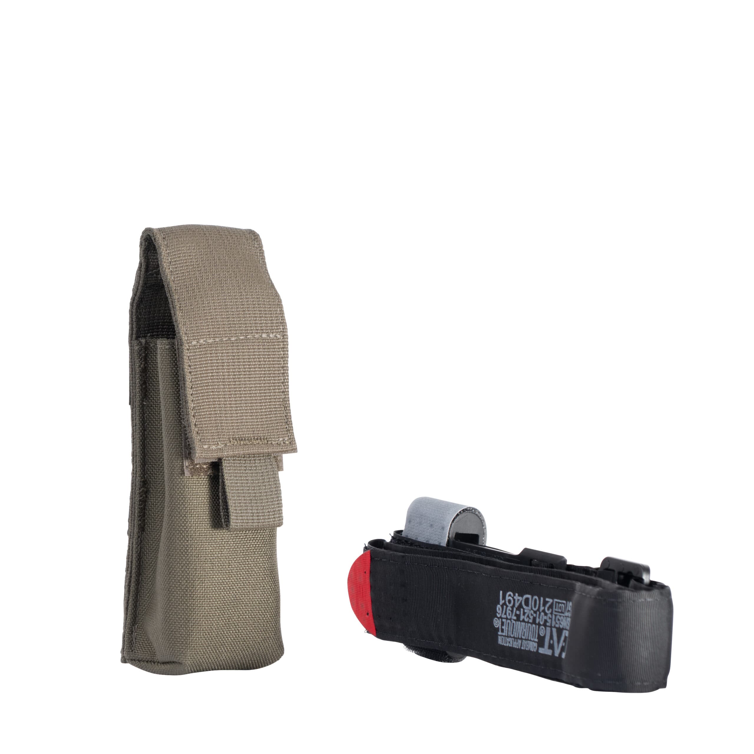 HighCom Scorpion Nylon Tactical Pouch, MOLLE/PALS webbing, Tourniquet Pouch, Wolf Grey
