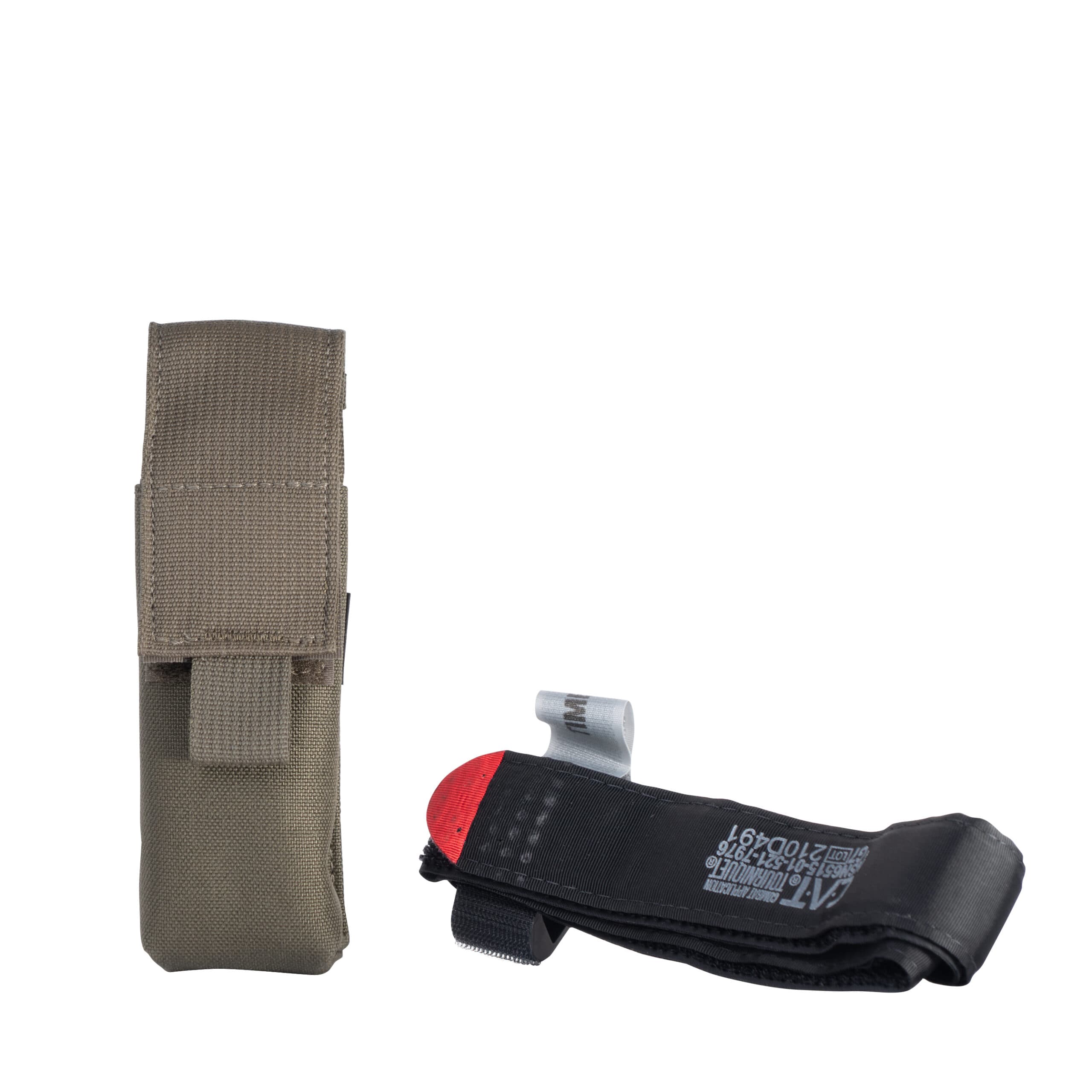 HighCom Scorpion Nylon Tactical Pouch, MOLLE/PALS webbing, Tourniquet Pouch, Wolf Grey 7