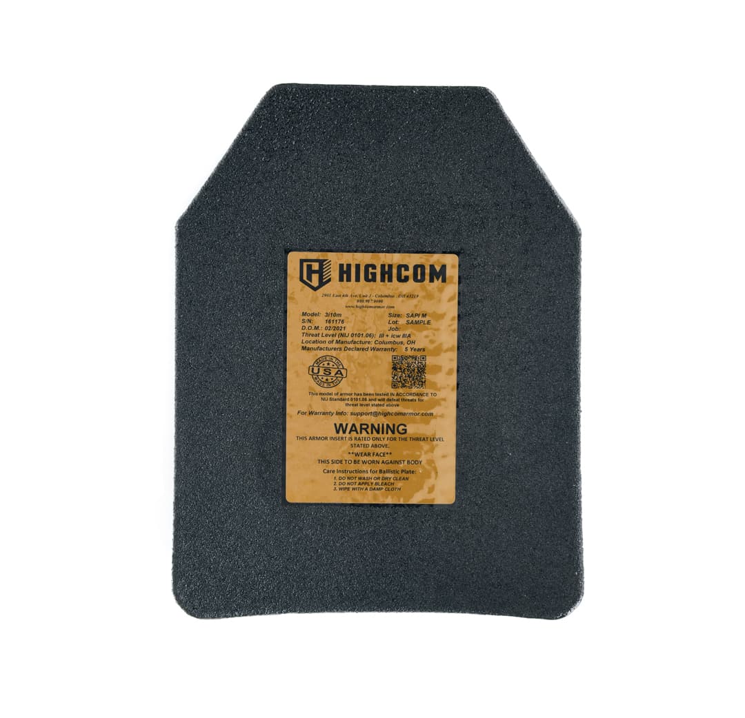 HighCom Guardian 3i10m Nylon covered Rifle Armor 2