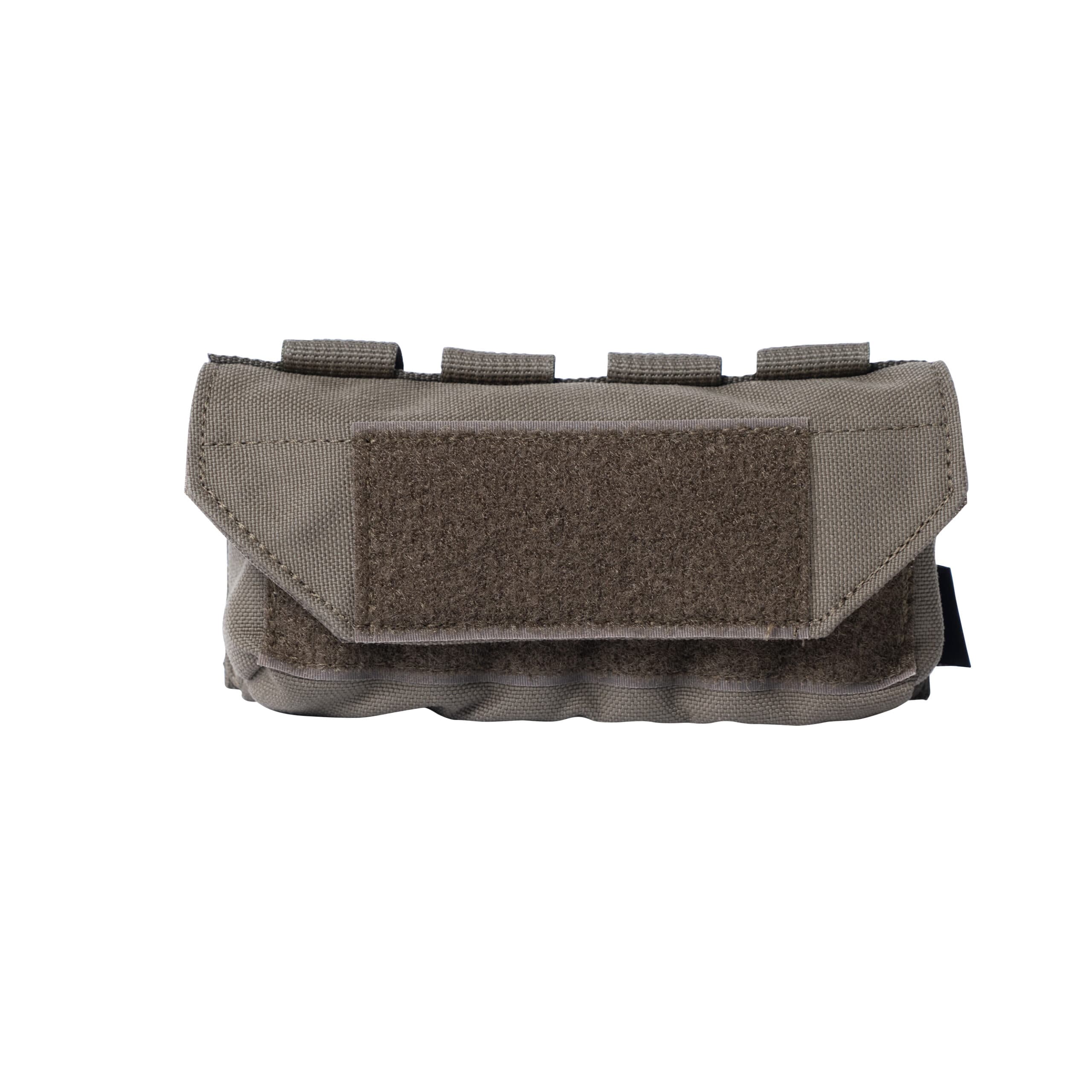 HighCom Scorpion Nylon Tactical Pouch, MOLLE/PALS webbing, 12 Round Shotgun Shell Pouch, Wolf Grey